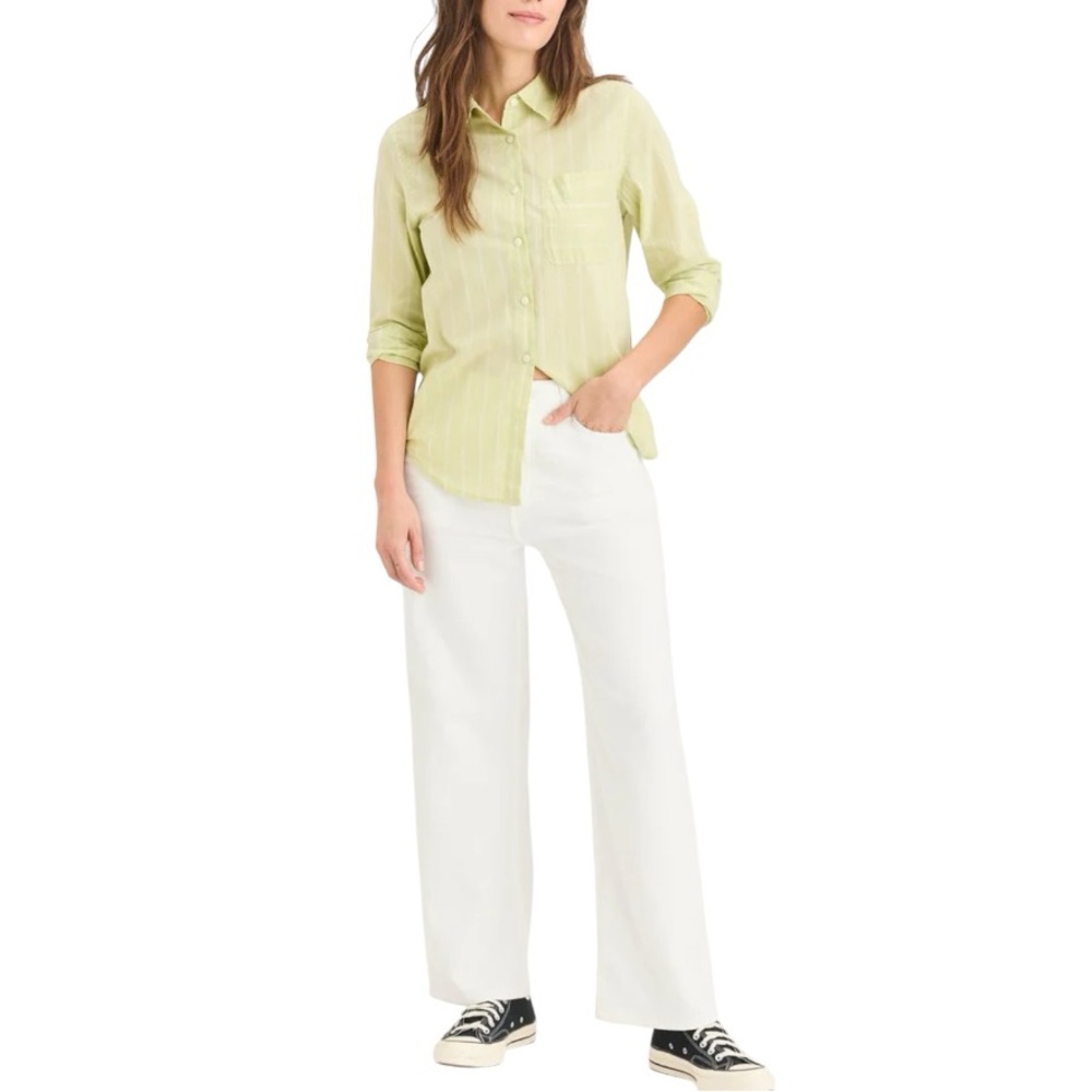 Dockers White Jillian Bootcut Mid Rise Nouveau Fit Pants Women’s Size 8 …